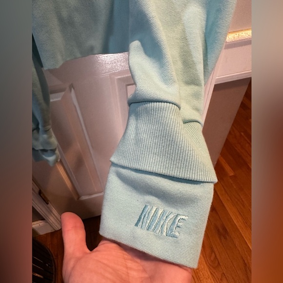 Nike Women’s Blue Cropped Hoodie XXL‎ - Picture 3 of 7